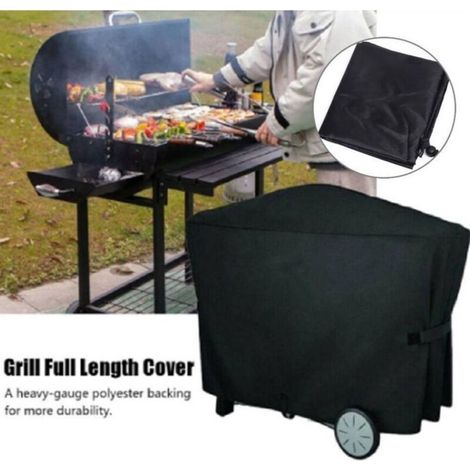 Waterproof gas grill cover, dimensions: 12.4 x 64.1 x 95.6 cm. (1/4)