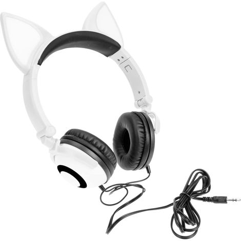 Casque o Holibanna à oreilles de chat réglables avec éclairage (1/5)
