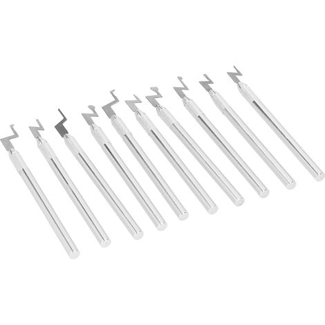 Ensemble de 10 couteaux professionnels pour la sculpture de cire capillaire et autres créations (bijoux, loisirs créatifs, etc.). (1/5)
