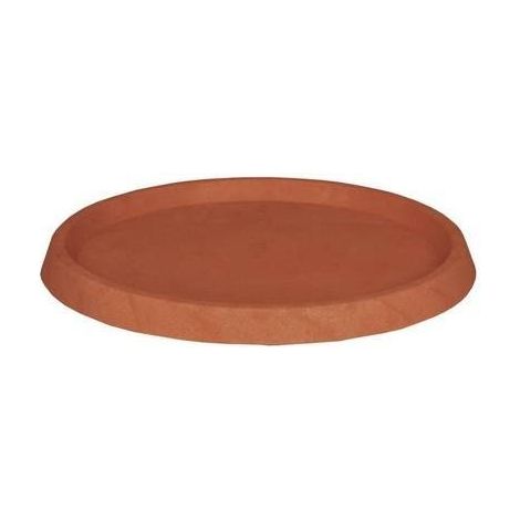 Runde Untertasse  20 cm - Erde aus Siena
