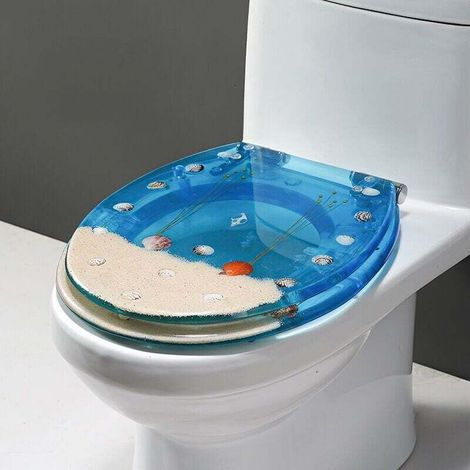 Abattant WC Frein de Chute Soft Close - Grande sélection - Finition de Haute qualité - Fixation Facile