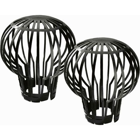 Cubierta protectora flexible para canaletas, para evitar que las hojas caídas entren en la tubería (2 piezas) (1/5)