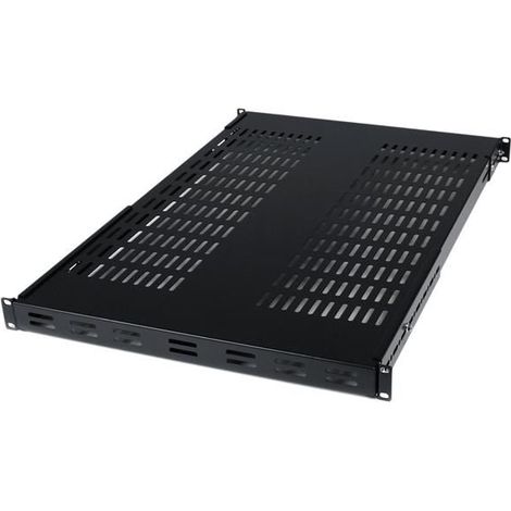 StarTech.com 19" Schwerlast Fachboden tiefenverstellbar für Serverschrank mit Lüftungsschlitzen (1/5)