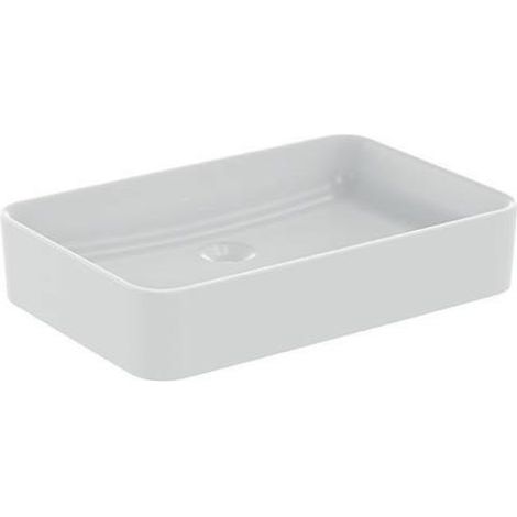 IS Schale Conca o.Hl. o.Ül. eckig 600x400x110mm Seidenweiß (1/3)