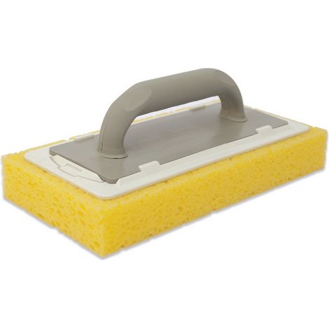 FRATTAZZO PER PULIZIA cm. 29x14x4 h col. Giallo (tipo tagliato) IDROWEB (1/5)