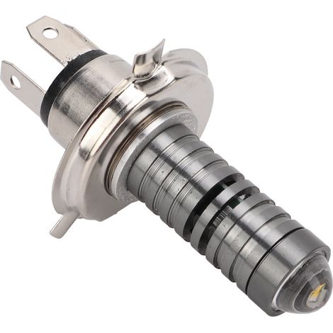 Phare LED Moto H4 6000K/3000K Double Optique Feux de Croisement Route Étanche IP68 Universal Kit Remplacement Jaune Blanc (1/5)