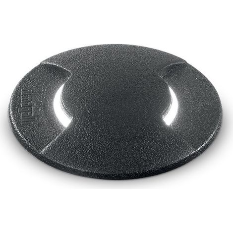 Ideal Lux WAY Spot encastré rond extérieur 12 cm, 2 directions, noir, 1x GX53 IP67