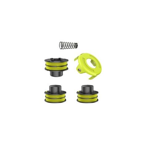 Bobines de fil, compatibles avec RLT3025F/S, RLT3525S, interchangeables, originales 5132002591 RAC119. (3 bobines de fil de rechange + 1 ressort + 1 cache débroussailleuse) (1/4)