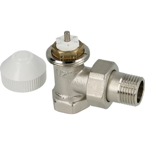 Vanne thermostatique équerre 1/2'' avec préréglage