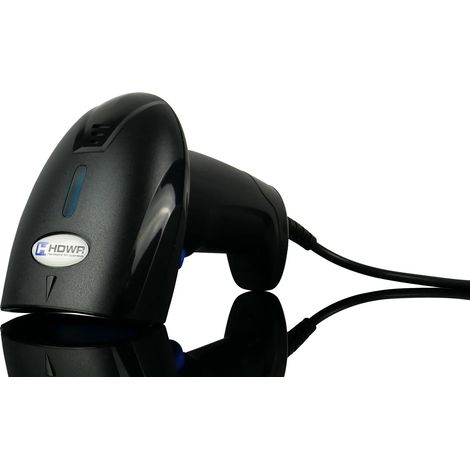 Lector de código de barras láser con cable USB, ligero hdwr HD10 (1/5)