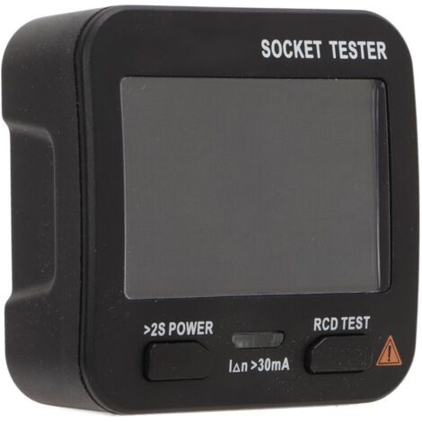 Testeur de Prise Numérique Affichage Tension Matériau Durable Multifonction Détecteur de Prise 0.1‑250V AC (1/5)