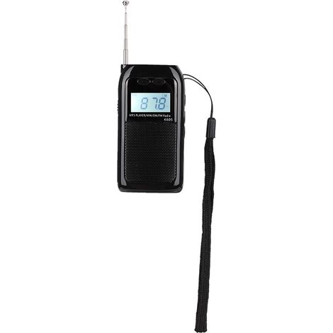 Mini radio FM de poche, récepteur radio FM/MW, syntonisation numérique, lecteur MP3 stéréo (1/5)
