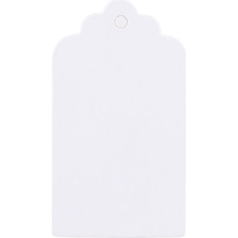 100 leere Anhänger aus Kraftpapier für Hochzeits- oder Partygeschenke, mit Preisen (1/5)