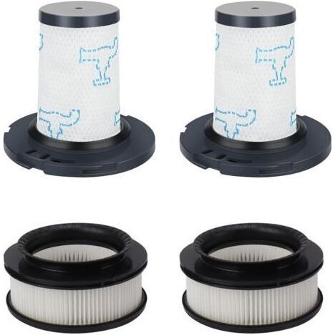 Filtre pour Rowenta X-Force Flex 11.60 12.6 14.60 15.60 Animal RH98xX RH99xx, 2 Filtres Pré-moteur + 2 Filtres Post-moteur ZR009007 ZR009008 (1/5)