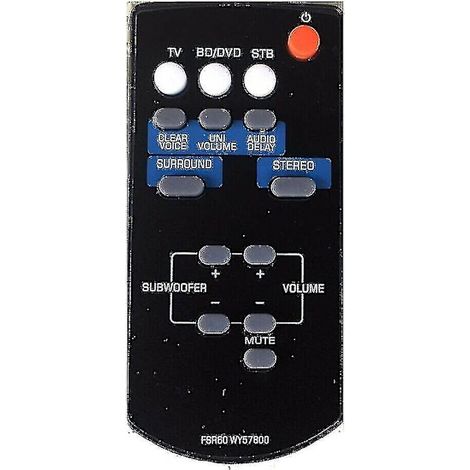 LYERCW - Télécommande FSR60 Wy57800 pour barre de son Yamaha Yas101 Yas101BL ATS-1010 Yas-101 Yas-101BL Wy578001 (LS) (1/2)