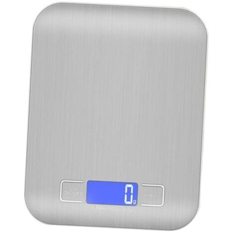 Küchenhelfer: Digitale Edelstahl-Küchenwaage (5 kg/1 g), tragbar und einfach zu bedienen (1/4)