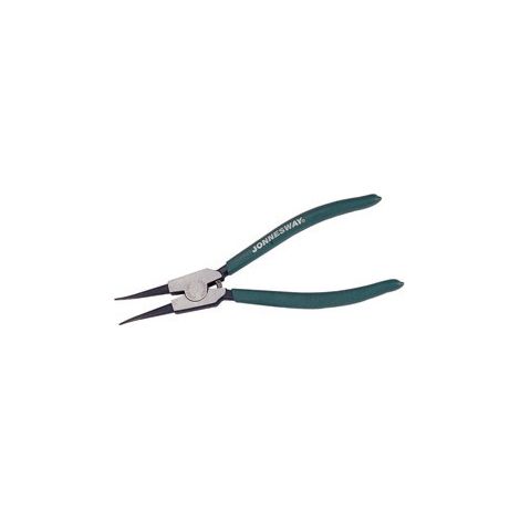 Alicates Jonnesway AG010007 para anillos de retención exteriores rectos, 125 mm, rango 3-15 mm, acero al cromo vanadio, resorte de expansión, mangos recubiertos para agarre seguro