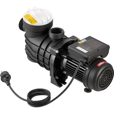 Mophorn Schwimmbadpumpe 180 W, Filterpumpe mit 10.800 L/H max. Durchfluss, einstufige Poolpumpe, 2850 U/min, 8 m max. Förderhöhe, ausgestattet mit Filterkorb und Deckel, geeignet für Aufstellpools (1/5)