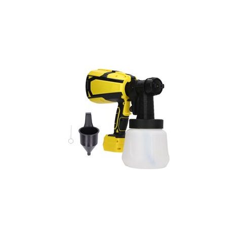Pistolet de pulvérisation électrique sans fil, pulvérisateur de peinture portatif sans balais, haute puissance, avec récipient de 1000ml