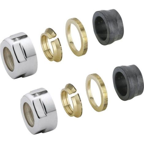 Adaptateur de tuyaux en cuivre ECO 15 mm, nickel (1/2)