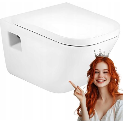 Abattant WC à fermeture douce pour ROCA GAP – duroplast antibactérien (1/5)