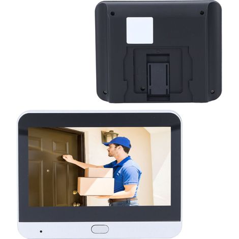 Eosnow 3MP 1080p Wireless Video Door Camera with PIR Motion Detection, Smart Security, and a 4.3-inch Screen (1/5)
