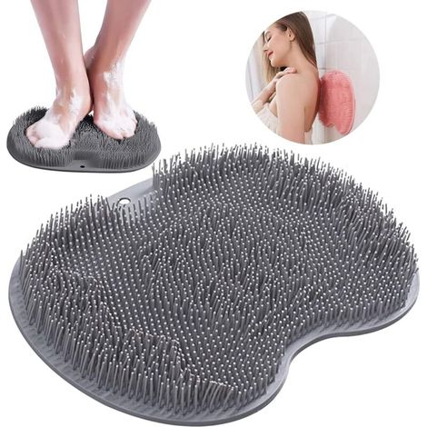 Rutschfeste Silikon-Rückenmassagematte, Massagereiniger mit rutschfester Oberfläche