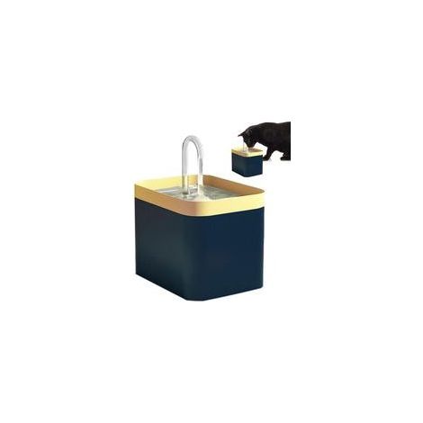 Fontaine À Eau pour Chat, Ultra Silencieuse 1.5 L Fontaine A Eau Chat sans Fil, Chat Fontaine d'eau pour Animaux De Compagnie avec Filtre pour Chats (1/5)