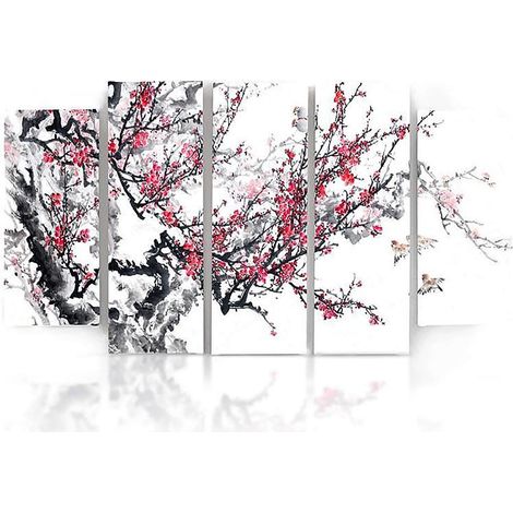 Tableau cerisier japonais - 100 x 70 cm (1/5)