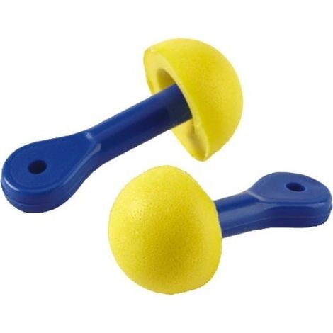 Tapón de varilla E-a-r empotrable de cuerda, caja de 100 pares