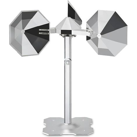 Dispositif réfléchissant pour oiseaux - Argenté - Éolienne - Pour l'extérieur - Empêche les pigeons et les mouettes de s'éloigner pour le jardin, la terrasse, la cour (1/5)