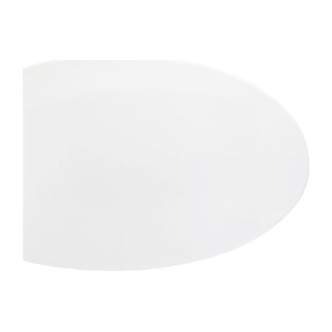 SEDILE WC IN TERMOINDURENTE DISEGNO CERAMICA OVO FORMA 4- Bianco - Soft Close- CW- pezzi 1