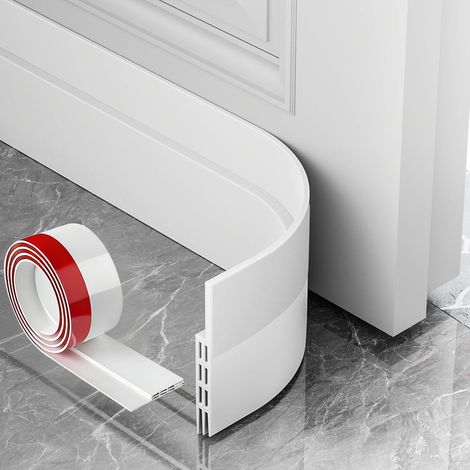 Türdichtung selbstklebend Zugluftstopper Tür 200cm Kälteschutz Türbodendichtung