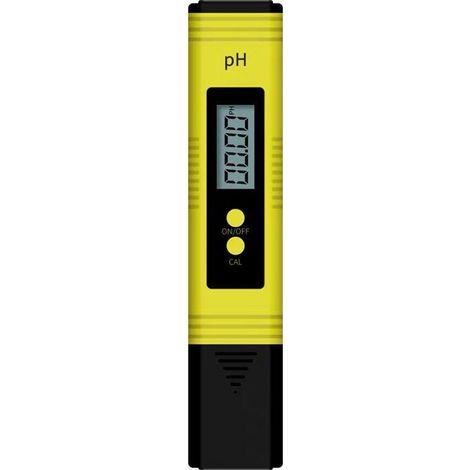 PH-mètre monobloc, testeur de PH de piscine 4 en 1 PH-mètre électronique TDS mètre Qualité de l'eau et test de ph pour eau potable aquarium piscine hydroponique (jaune) - 19 cm 11 cm 4,5 cm