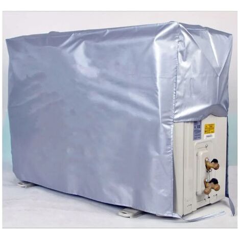 Housse de climatisation pour l'extérieur, imperméable, Anti-poussière, lavage, Anti-neige, sac de nettoyage, étanche à la pluie, 88X58X55cm (1/5)