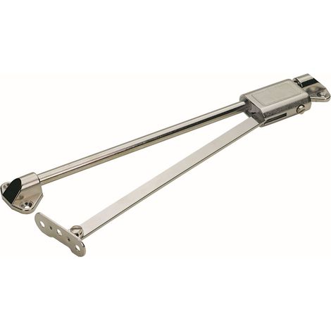 Hettich Bremsklappenhalter Klappenhalter Möbelbeschlag Stahl vernickelt, 1 Stück