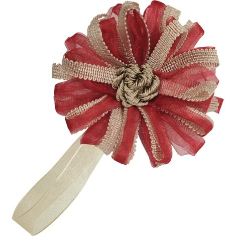 calamita fiore organza e nastro