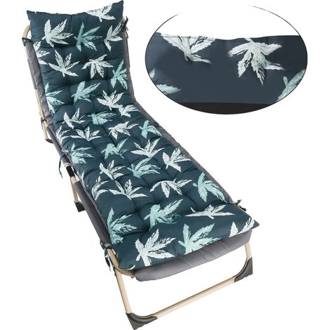 Cojín para tumbona, diseño antideslizante, comodidad ergonómica, H (1/2)