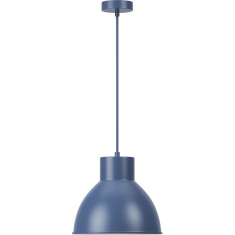 Suspension décorative 1xE27 23W IP20 – Métal bleu (1/4)