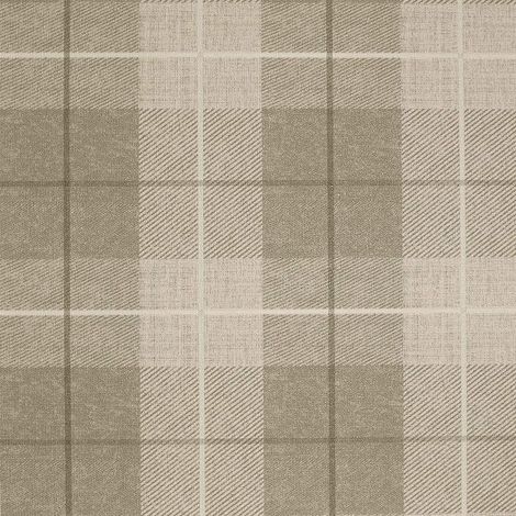 Taupe Country Tartan Wallpaper Checked Hessian Paste Wall Vinyl Arthouse (1/4)