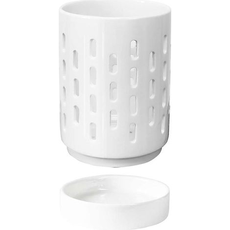 Pots à orchidées avec trous, pot en céramique de 10 cm pour le rempotage, pot pour rempoter les orchidées et autres plantes. (1/5)