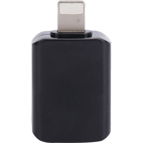 Adaptateur USB 3.0 OTG Connecteur Convertisseur pour Téléphone IOS Transfert Rapide de Données Noir (1/5)