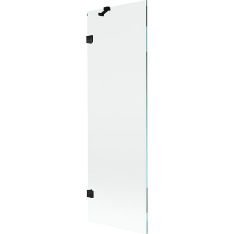 Paroi de douche Mexen Lunar 1 volet 60 x 150 cm, transparent, noir - 897-060-000-70-00 (1/5)