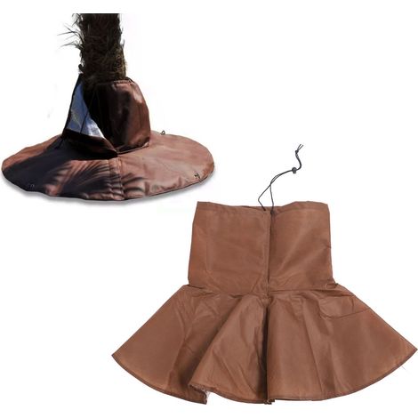 Housse de protection hivernale pour les racines des arbres, bâche isolante pour arbres d'aménagement paysager, corde élastique, sac de protection contre les variations de température (1/5)