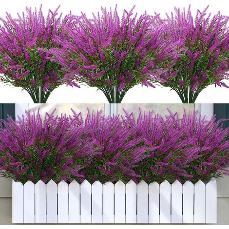 12 Bündel Kunstblumen Fuchsie, UV-beständig, wetterfest, für Balkon & Garten (1/5)