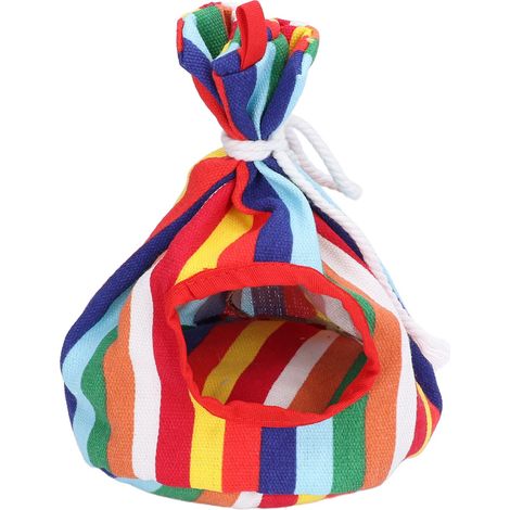Hamac rond en toile pour oiseaux, nichoir pour perruches, nid douillet avec poche pour dormir (3 pièces) (1/5)