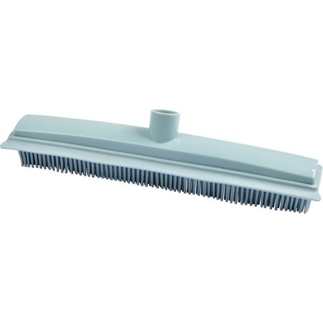 Tête de Balai Avec Raclette "Poils" 31cm Bleu Givre (1/2)