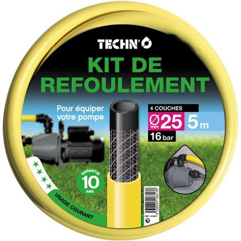 TECHN - Kit de refoulement Techno pour pompe d. 25mm/5m