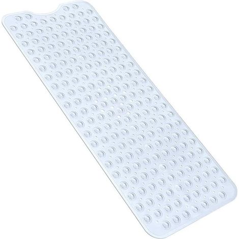 Tapis de bain antidérapant, tapis de bain, tapis de baignoire antidérapant, tapis de bain à ventouses extensibles, résistant à la moisissure, lavable en machine, 100 x 40 cm (1/5)
