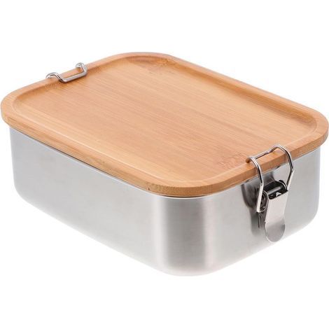 Boîte à lunch Cabilock, récipient alimentaire étanche en acier (1/5)